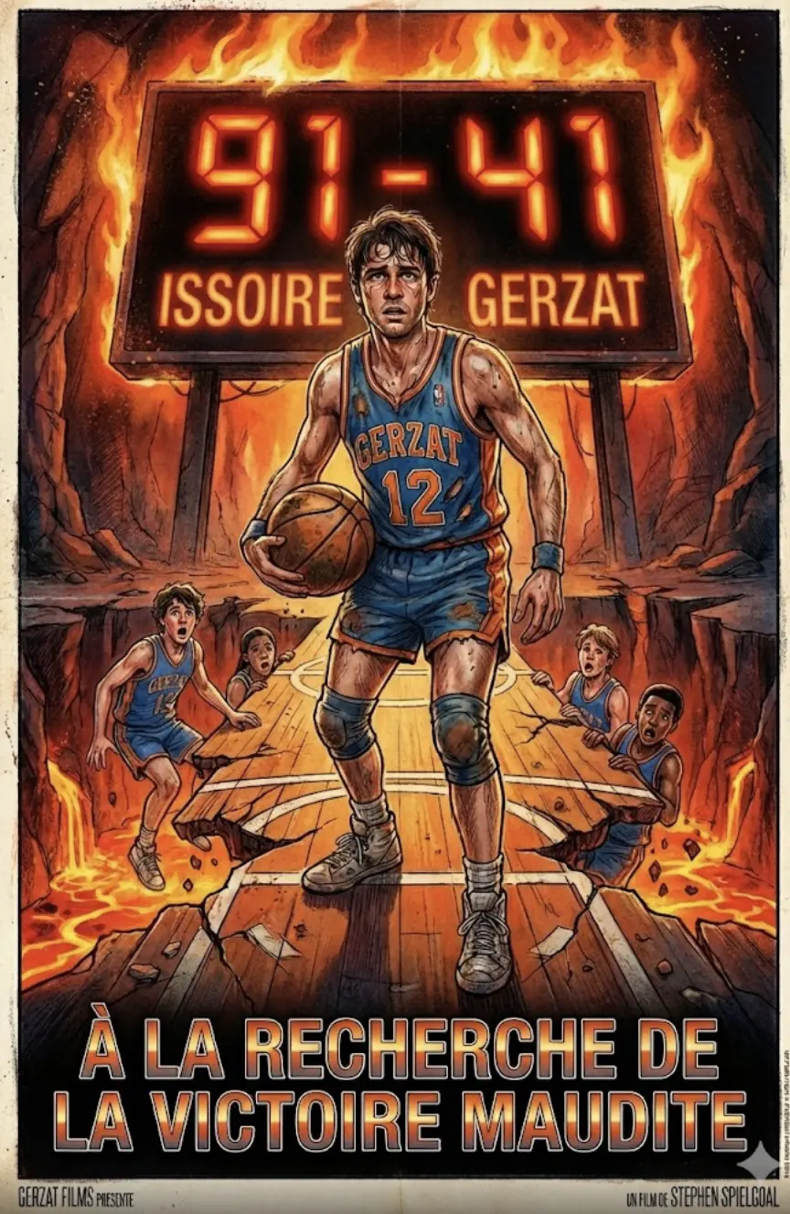 Gerzat Basket U18M : 10 minutes d'illusion, 30 minutes de naufrage à Issoire (91-41)