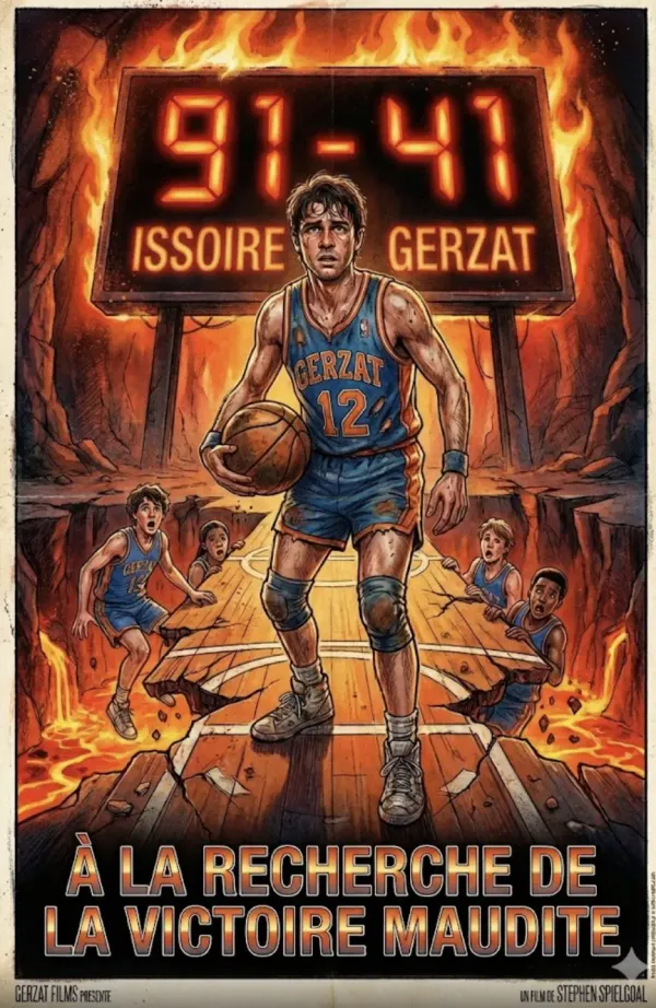 Gerzat Basket U18M : 10 minutes d'illusion, 30 minutes de naufrage à Issoire (91-41)