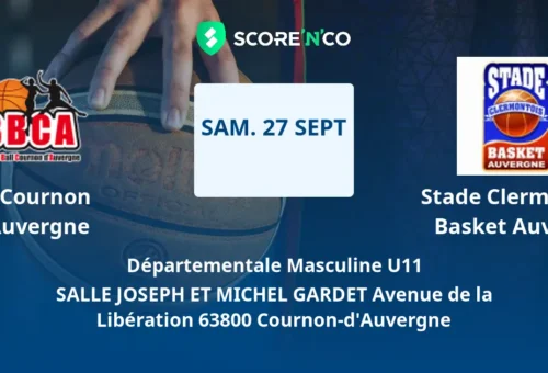 Stade Clermontois U11M : Le champion remet son titre en jeu à Cournon