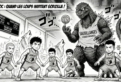 Gerzat Basket reçoit Sauxillanges : quand les Loups invitent Godzilla à la maison