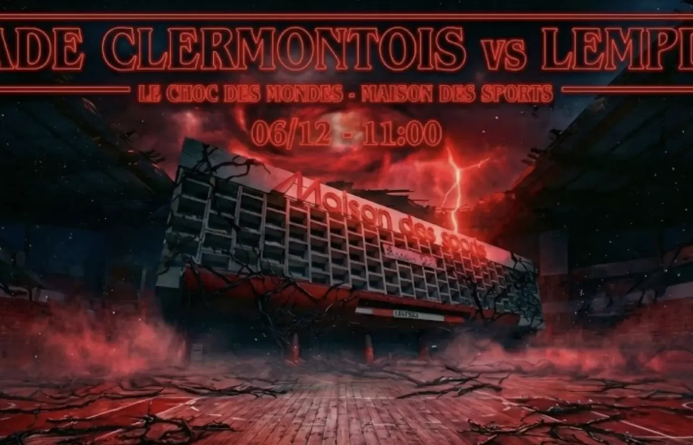 Stade Clermontois U11 vs Lempdes : retour dans l&rsquo;Upside Down du 08/11
